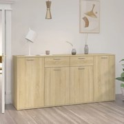 vidaXL Μπουφές Sonoma Δρυς 160 x 36 x 75 εκ. από Επεξ. Ξύλο