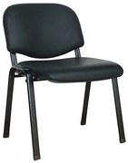 ZITA PLUS MILOS ΔΕΡΜΑΤΙΝΗ ΜΑΥΡΟ PU ΚΑΡΕΚΛΑ ΒΑΦΗΣ 54Χ58.5Χ46-77.5εκ.01.0217
