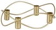 Κηροπήγιο 4 Θέσεων (23x6.5) Edelman Mica Gold 1159003