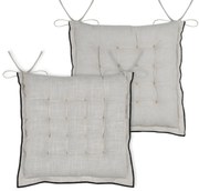 Μαξιλάρι Καρέκλας 2 Όψεων (38x38+4) S-F Naturel CUD092003GAL