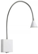 Φωτιστικό Επίτοιχο Lucide 18293-03-31 BUDDY Λευκό (White)|Χρώμιο (Chrome) 4000 K