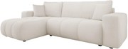 Γωνιακός καναπές Furyn-Krem - 244.00Χ145.00Χ72.00cm