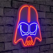 Διακοσμητικό Φωτιστικό Τοίχου Darth Vader 395NGR2058 38x2x36cm Led 25,2W Red-Blue Wallity