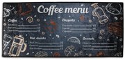 Χαλάκι Κουζίνας Αντιολισθητικό Coffee Menu 263 80x200 - Dimcol