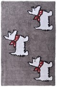 Χαλάκι Παιδικό Scottish Dog Grey Down Town 100X160cm Βαμβάκι