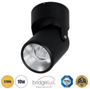 Επιφανειακό Κινούμενο Spot Downlight 60505 GloboStar -60505-Μαύρο 60505