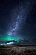 Φωτογραφία Aurora Borealis with the Milky Way, Arctic-Images