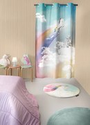 Κουρτίνα Με Τρουκς Μονόκερος Soft-Touch Ceros 160x240 - Saint Clair Kids