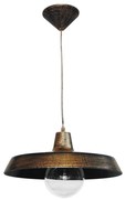 Φωτιστικό Οροφής Μονόφωτο Heronia Us-Gas 31-0095 Bronze