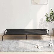 vidaXL Ανυψωμένο κρεβάτι σκύλου μαύρο 150x90x20 cm ύφασμα Οξφόρδης