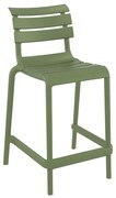 Σκαμπό Helen 65 Olive Green PP 52x55x95cm