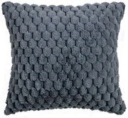 Μαξιλάρι Διακοσμητικό (Με Γέμισμα) Joselyn 24 Grey Kentia 50X50 50x50cm Ecological Fur