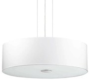 Φωτιστικό Οροφής Woody 122236 50x21/230m 4XE27 60W White Ideal Lux