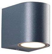 GU10 WALL LUMINAIRE PLASTIC 230V AC DARK GREY IP65 MAX 3W LED ACA SL8210GU10G