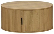 Τραπέζι Σαλονιού Scandi MDF Φυσικό Φ80x35.5εκ 260-000009 Pakoworld-260-000009-Μπεζ 260-000009