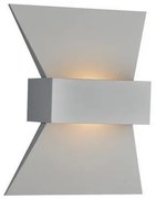 Απλίκα Φωτιστικό Τοίχου LED 6W 3000K Αλουμινίου ELEGANT 20Χ16Χ7CM ACA-ZD81166LEDGY-Γκρι ZD81166LEDGY