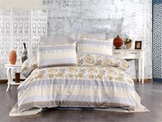 Παπλωματοθήκη Polycotton Μονή 160x240εκ. Ηλιαχτίδα 370 Grey-Beige Dimcol