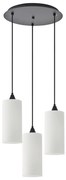 SE21-BL-4-3BL-GL3 ADEPT TUBE Pendant White Glass+ HOMELIGHTING 77-9002