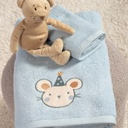 Βρεφικές Πετσέτες (Σετ 2τμχ) Nef-Nef Homeware Baby Special Party Blue 420gsm