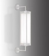 Φωτιστικό Τοίχου 01484 5W LED 3000K 400Lm 16,5x70cm Silver Luma