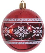 Σάπιο Μήλο Πλαστική Χριστουγεννιάτικη Μπάλα 8cm 223957a