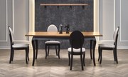 WINDSOR extension table, color: dark oak/black DIOMMI V-PL-WINDSOR-ST-C.DĄB/CZARNY DIOMMI-60-22740