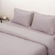 Μαξιλαροθήκες Σετ 2τμχ 3100 Grey Viopros 50Χ70 50x70cm 100% Βαμβακερή Φανέλα