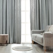 Κουρτίνα (270x280) Με Τρέσα Whitegg K0193-2 Light Grey
