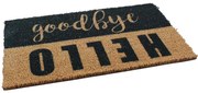 Πατάκι Εισόδου Hello Goodye 796LMN9817 70x40cm Brown-Black Aberto Design 70x40