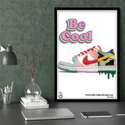 Ξύλινο Κάδρο Dunk Low 30X40cm SNK21