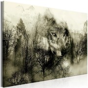 Πίνακας - Mountain Predator (1 Part) Wide Beige 90x60