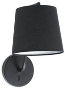 Φωτιστικό Τοίχου - Απλίκα Berni 29327 E27 15W Black Faro Barcelona