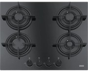 Franke FHCR 604 4G HE BK C Μαύρο Κρύσταλλο Εστία Αερίου 60cm