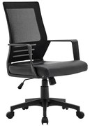 Καρέκλα Γραφείου FL19-3Α Fylliana Μαύρο 60x63x95/105 εκ. 60x63x105 εκ.