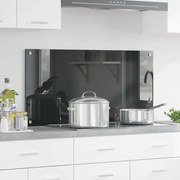 vidaXL Πίσω Πάνελ Κουζίνας Σκούρο γκρι 100 x 50 x 0.6 εκ.
