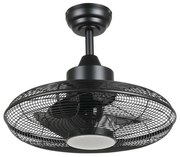 Ανεμιστήρας Οροφής Με Φως Igeldo 35133 Φ53x46cm Led Black Eglo Διάμετρος 53cm