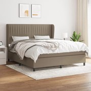 ΚΡΕΒΑΤΙ BOXSPRING ΜΕ ΣΤΡΩΜΑ TAUPE 180X200 ΕΚ. ΥΦΑΣΜΑΤΙΝΟ 3128145