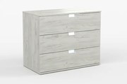 Τουαλέτα 3 συρτάρια LEVITA 94x45x85 DIOMMI 45-864