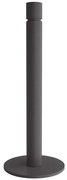 Βάση Χαρτιού Κουζίνας 1230-113 Φ12,5x33cm Anthracite Stainless Steel