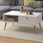 Τραπεζάκι σαλονιού Napoli Megapap χρώμα λευκό 90x50x44εκ.-GP022-0090,2
