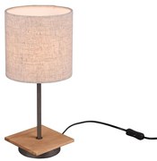 Λάμπα Επιτραπέζια Retro Trio Lighting Elmau 502100130 Ξύλο