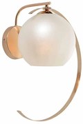 Απλίκα Τοίχου Aca Iparelle DCR17501W Gold/Pearl