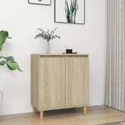 Μπουφές Sonoma Δρυς 60x35x70εκ. από Επεξ. Ξύλο με Ξύλινα Πόδια 806070