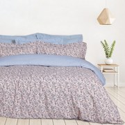 Σεντόνια Casual 5427 Με Λάστιχο (Σετ 3τμχ) Salmon-White Das Home Μονό 120x235cm Βαμβάκι-Πολυέστερ