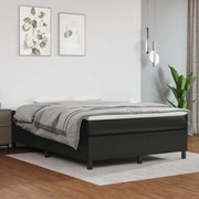 ΠΛΑΙΣΙΟ ΚΡΕΒΑΤΙΟΥ BOXSPRING ΜΑΥΡΟ 140X190 ΕΚ. ΣΥΝΘΕΤΙΚΟ ΔΕΡΜΑ 3121041