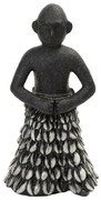 Διακοσμητική Φιγούρα Tribal BOD123 10,5x7,5x21cm Black-White Espiel Polyresin