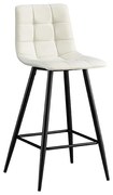 Σκαμπό Μπάρ Nora Off White Ύφασμα 47x49x72/104εκ Το προϊόν πωλείται ως σετ 4 τεμαχιων
