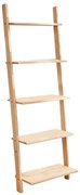 Βιβλιοθήκη Fealor pakoworld ξύλο φυσικό 20x50x170εκ - 197-000233