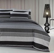 Σετ Σεντόνια King Size Grego Grey 4Τμχ Με Λάστιχο 180X200+35 Espree