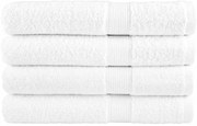 vidaXL Πετσέτες Σάουνας Premium SOLUND 4 τεμ. Λευκό 80x200 εκ. 600 γρ./μ²